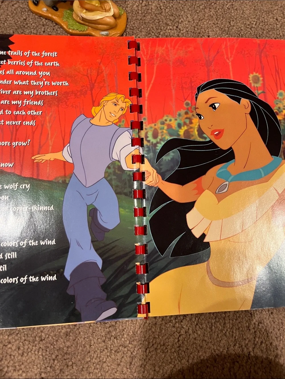 Disney Pocahontas Sing-Along Set - with characters